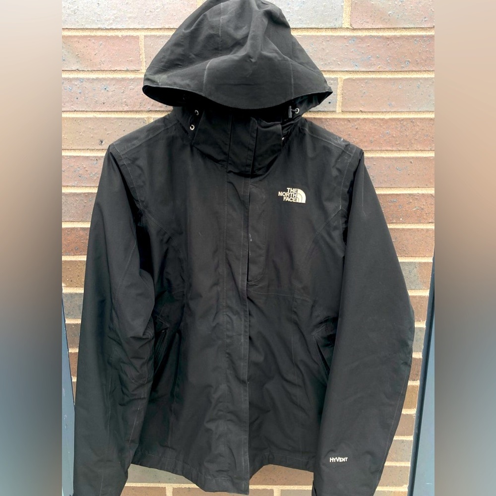 The North Face 3 in 1 Sherpa Lined Hyvent Hooded Jacket Coat XL Women’s